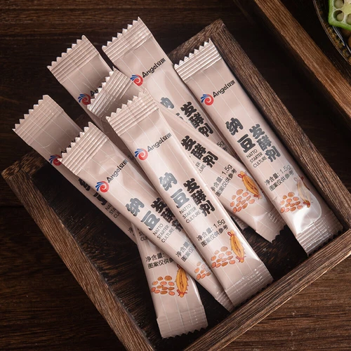 安琪酵母纳豆发酵剂小包装 1,5 g*24条 家用自制纳豆菌种 豆制品发酵菌粉 - Foto 6 di 8