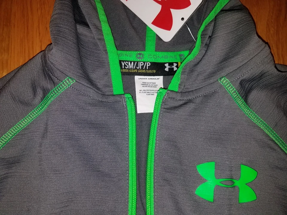 Under Armour Combine Training Gray YSM/JP/P Hoodie - Image 3 of 4