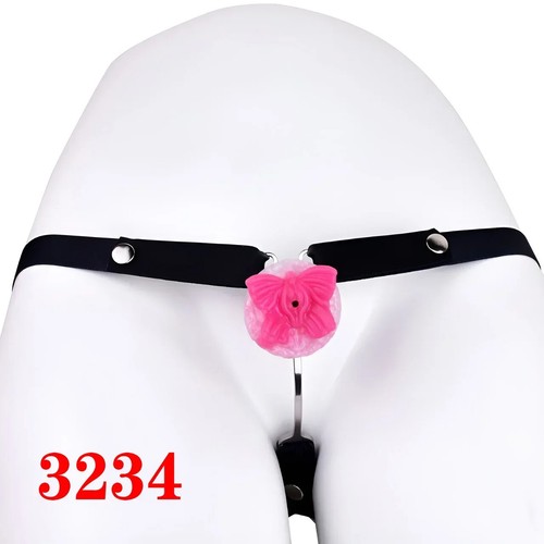 Sissy Male Mimic Female Pussy Negative Chastity Cage with Peni Plug Flirting - Bild 33 von 39