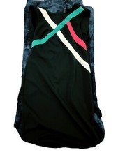 CALVIN KLEIN  SLIGHTLY-USED Sleeveless black Colorblock Dress size 4