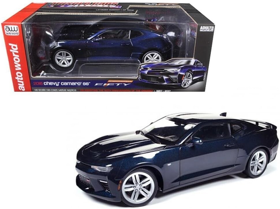 AutoWorld 1/18 2016 Chevrolet Camaro SS-50th Anniversary