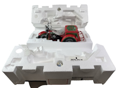 Undisplayed 2003 Franklin Mint 1:10 Harley Davidson 1947 Xmas Servi-Car B11D887