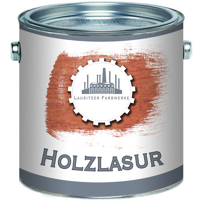 Lausitzer Farbwerke Holzlasur Traditionelles Terrassenöl Holzschutzlasur Holzschutzanstrich Spezial-Lasur (2,5 L, Lärche