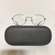 New Gant 3187 010 Silver Metal Oval Unisex Eyeglasses 51mm