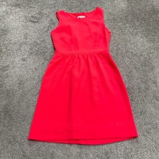 J.Crew Camille Crepe Coctail Dress Womens 00 Pink Sleeveless Classic Midi 58579