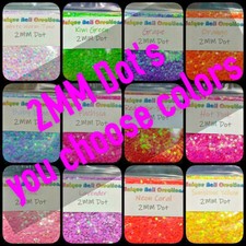 2MM DOT Shape Pastel Pearl Nail  Acrylic  Gel  Body Art  Face  Festival  Crafts