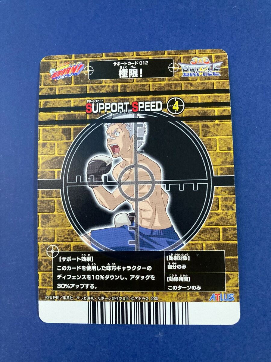 Katekyo Hitman Reborn !Ganma card Japanese Anime Very Rare F/S