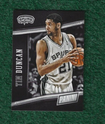 TIM DUNCAN - NBA HOF - 2014 PANINI NATIONAL PROMO CARD # 21 - SPURS - NBA