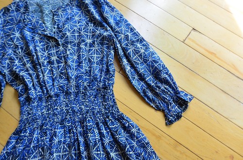 Maje Printed Viscose Dress With Smocking Size 36 US XS / S - Picture 5 of 14