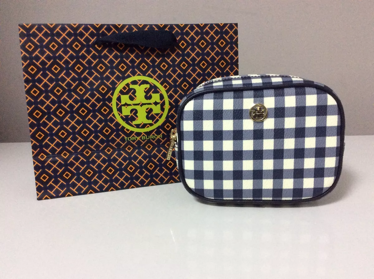 Tory Burch Robinson Printed Small Classic Cosmetic Case