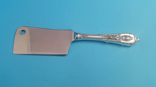 Rose Point by Wallace Sterling Silver Cheese Cleaver Custom Made