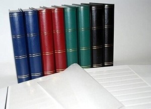 ALBUM LEUCHTTURM FRANCOBOLLI 60 PAGINE BIANCHE NUOVI CLASSIFICATORE LIBRO
