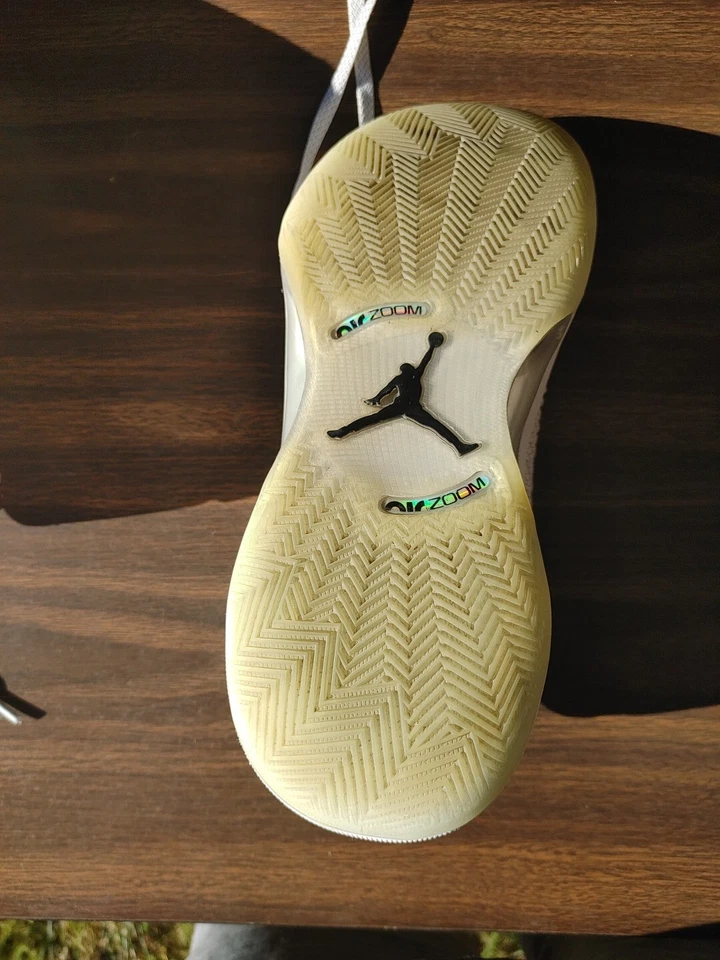 Air Jordan 35 низкий белый металлик серебристый размер 11 - Изображение 4 из 4