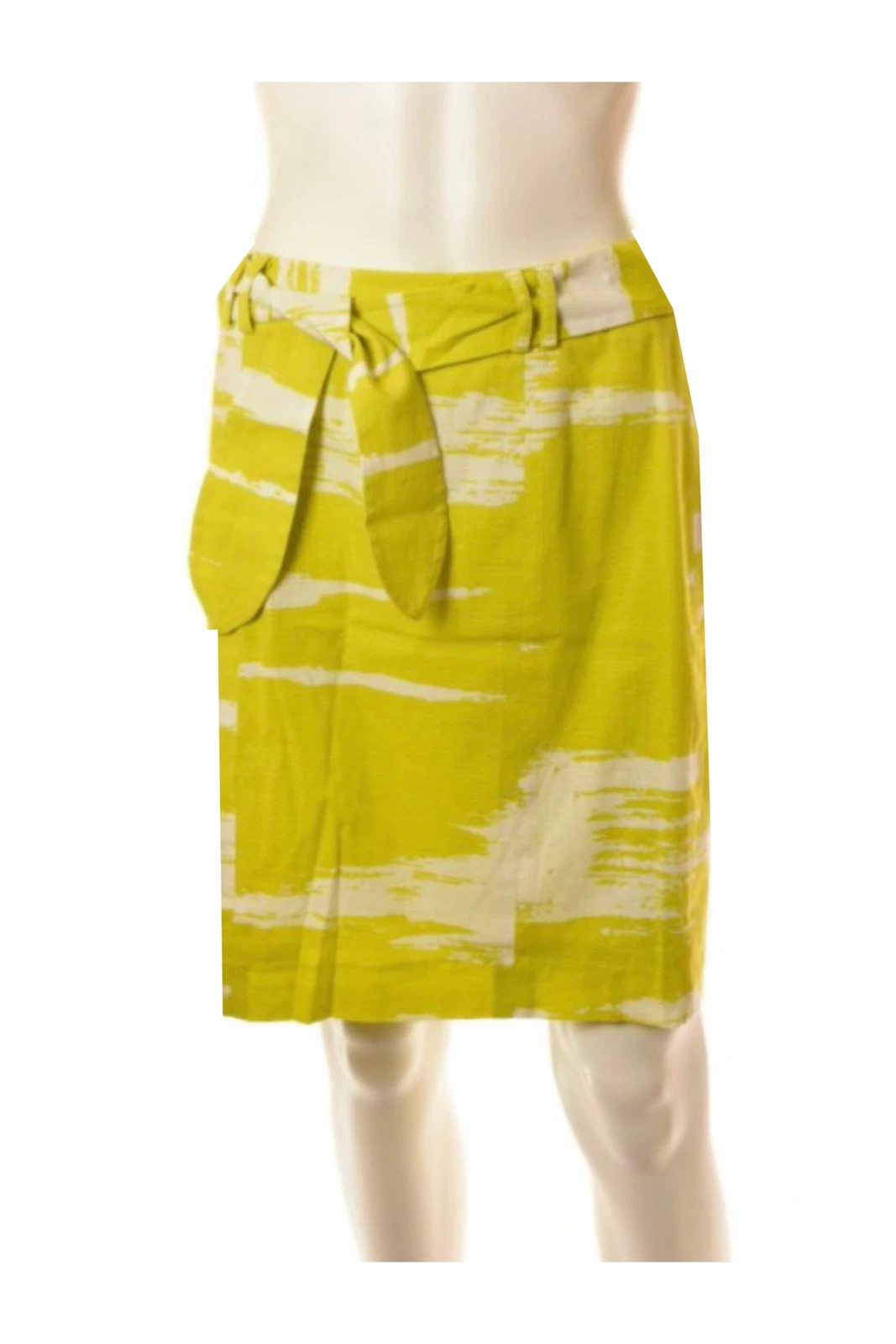 ETCETERA women’s yellow cotton skirt Sz 4