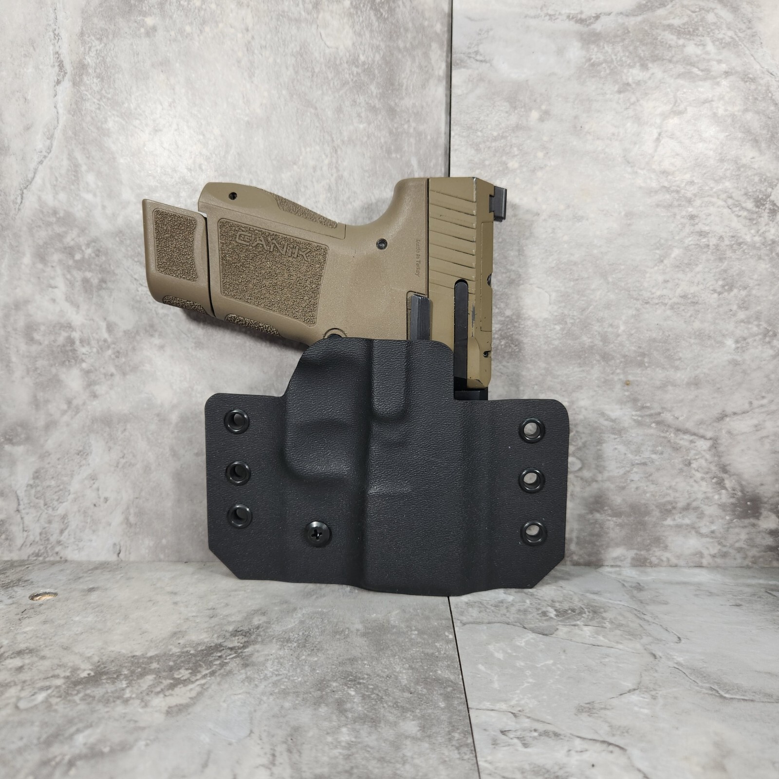 OWB Holster With MM Wings In Black Choose Your Model.