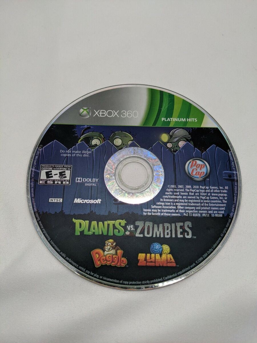 Jogo Plants vs. Zombies + Peggle + Zuma - Xbox 360