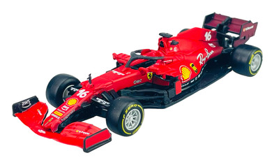 BBURAGO 2021 FERRARI F1 SF21 #16 LECLERC 1:43 FORMULA 1 DIE CAST METAL MODEL NEW