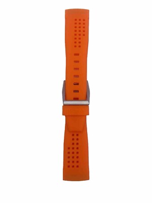 Locman Strap With Orange Rubber Buckle Stealth 300M RF215 Discounted New