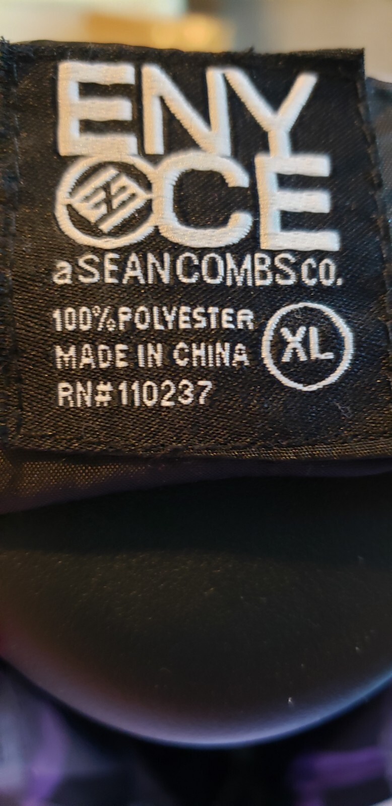 ENYCE Sean Combs Co Polyester Pattern/Patch Jacke… - image 8