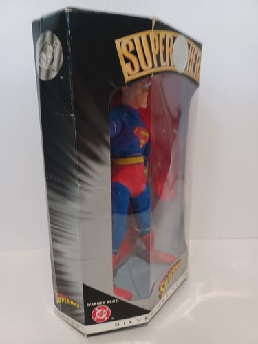 1999 DC Super Heroes SUPERMAN SILVER AGE Collection RETRO CLOTH Figure SEALED - Picture 2 of 5