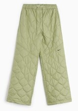 Nike Sportswear 90 Women's Quilted High-Waisted Open-Hem Pants NEW FB8722-386