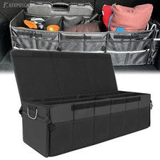 For VW Tiguan Atlas 3-in-1 PU Trunk Organizer Cargo Fold Up Bag Box Caddy Bin