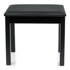 Gator GFW-KEYBENCH-WDBKS Deluxe Wooden Piano Bench w/ Storage in Black