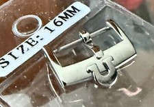 OMEGA Steel 16mm Logo Buckle high quality unmarked