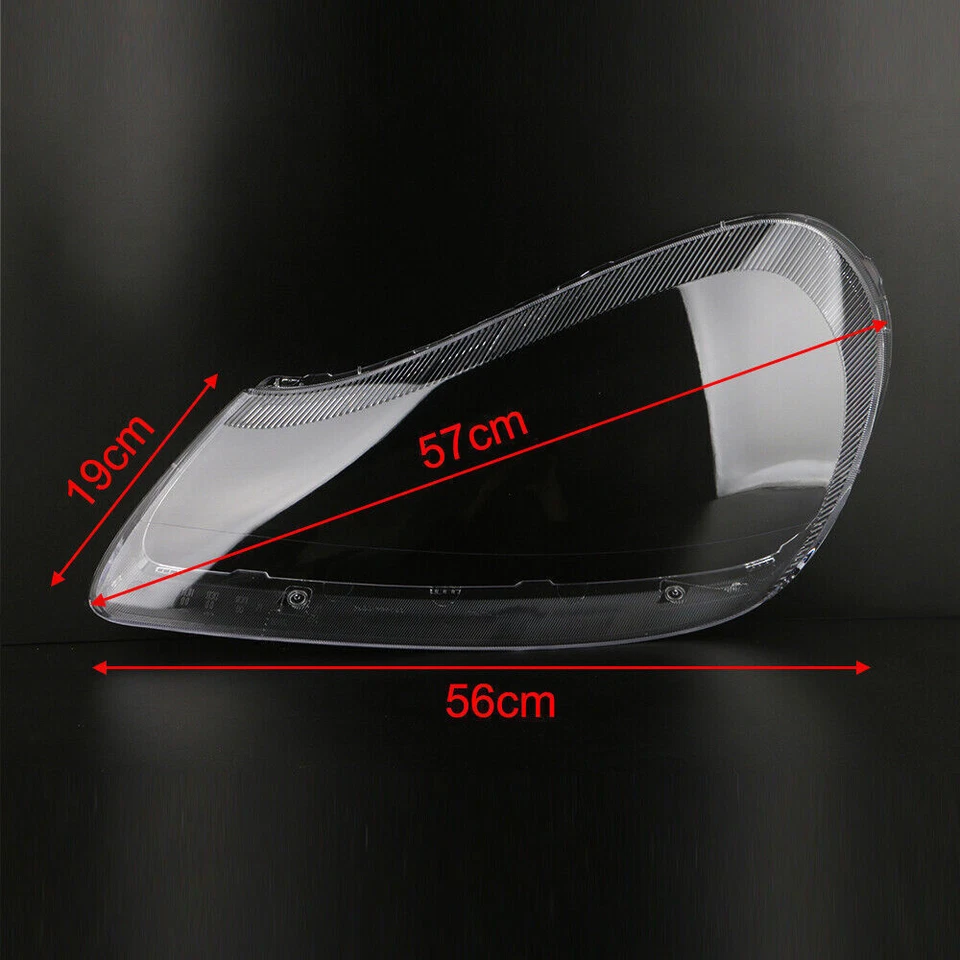 For Porsche Cayenne 2008 2009 2010 2PCS Lens Cover Headlight Headlamp LH + RH - Image 4 of 4