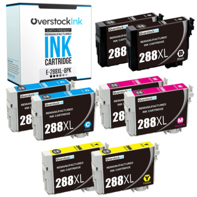 8PK 288XL T288XL Ink Cartridges for Epson Expression XP-257 XP-330 XP-340 XP-430