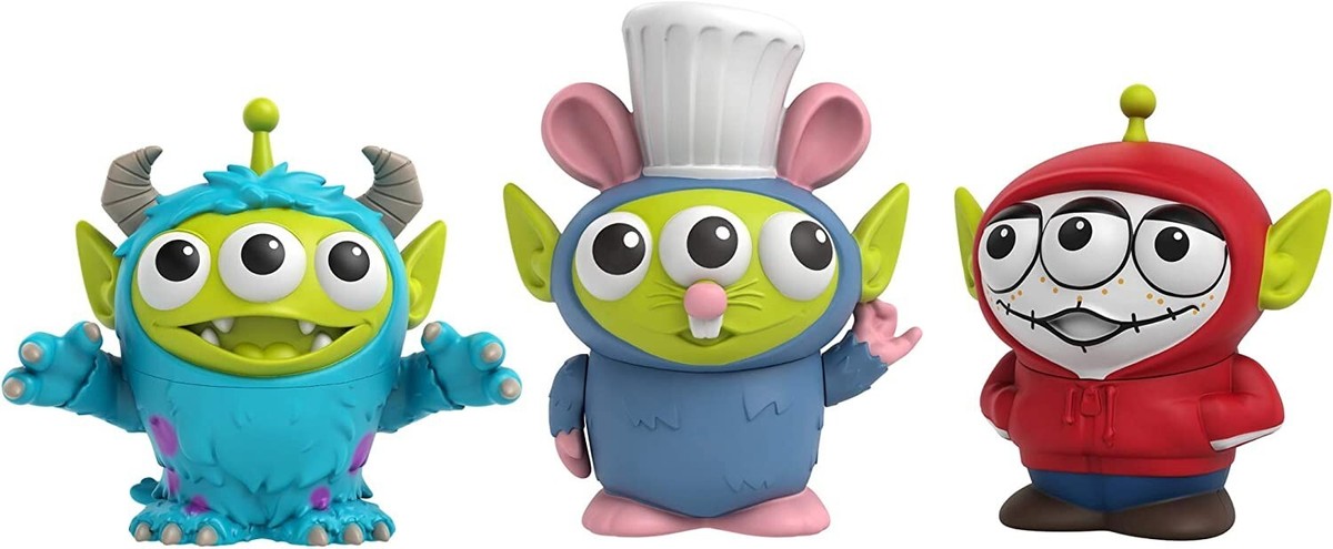Mattel Disney Pixar Alien Remix Figures 3-Pack - Sulley, Miguel