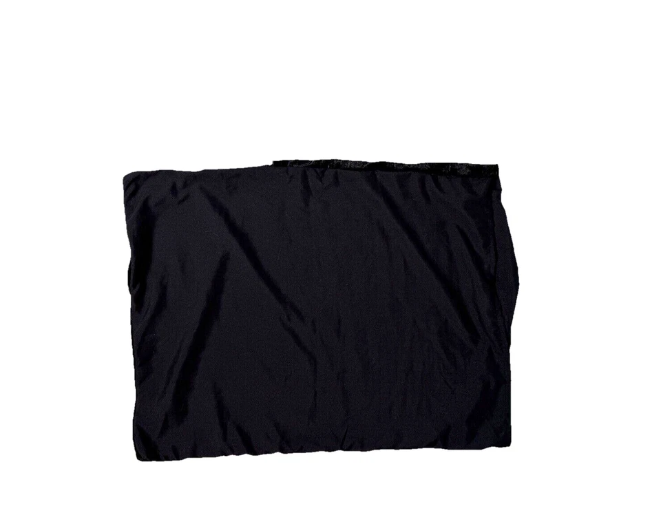 Fundas de almohada Thalia Sodi fundas 2 negras terciopelo canal rayas par de ropa de cama de lujo Foto 3 de 4