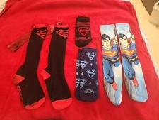Superman Crew  Ankle Socks With Cape Lot