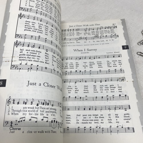 Vintage Lillenas 50 Hymns America Loves Best & Christmas Carols Music Piano Book - Picture 13 of 13
