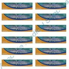 *12-Pack* Medline SparkleFresh Denture Adhesive Cream 2.4 Oz MDS136406