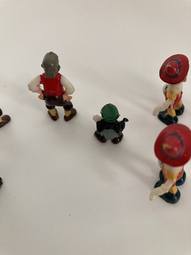 Marx Disneykins 60er Jahre 9er Set Pinocchio, Gepetto, blaue Fee, Figaro Disney - Bild 7 von 8