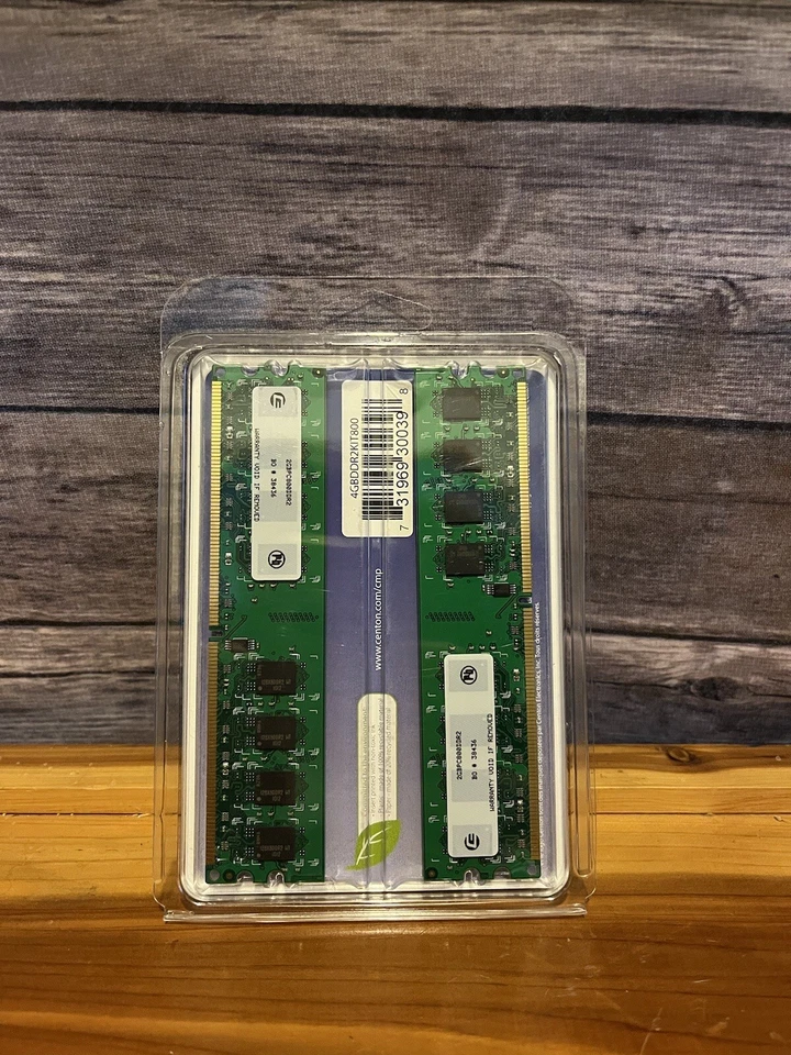 Centon Memory Power 4.0GB (2GB x2) PC2-5300 Desktop RAM Memory DDR2-800/667/533 - Image 2 of 2