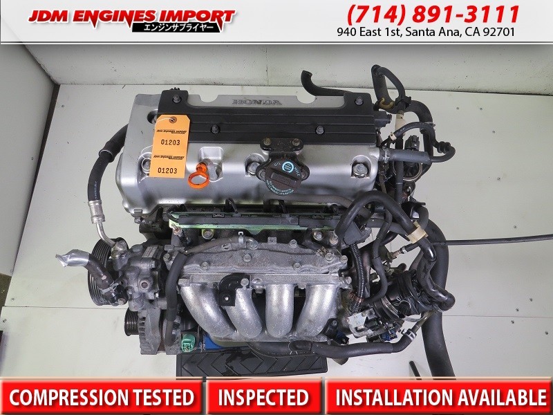 まどら 2003-2007 HONDA ACCORD 2.4L 4-CYLINDER VTEC ENGINE JDM K24A