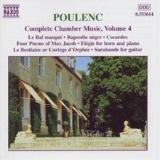 Francis Poulenc Complete Chamber Music, Volume 4 (CD) Album (UK IMPORT)