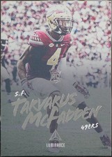 2018 Panini Luminance #195 Tarvarus McFadden Football NM