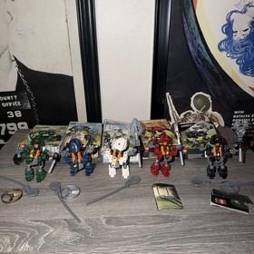 Lego Bionicle RAHAGA Lot Of 5 4868, 4870, 4877, 4878, 4879 W/ Box & Manuals