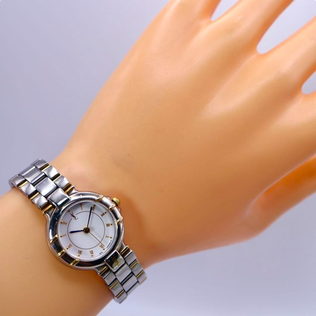 Yves Saint Laurent Ladies Silver Watch 1137 Authentic | eBay
