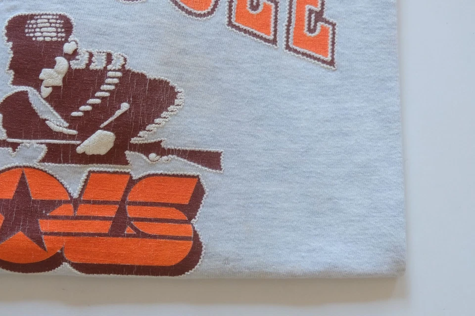 NCAA VTG 90s 80s RETRO TENNESSEE VOLS VOLUNTEER FOOTBALL RINGER T SHIRT SZ XL - Image 4 of 4