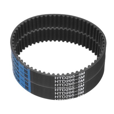 2pcs HTD-5M Rubber Timing Belt 59 Teeth, 295mm Pitch Length x 20mm Width