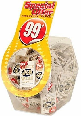 JOB Single Wide Cigarette Rolling Paper - 100 Count (70mm)