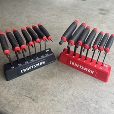14-Pc Craftsman T-Handle Hex Keys Set CMHT26001-2 SAE & MM Standard & Metric