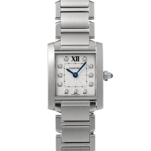 CARTIER Tank Francaise SM WE110006 Silver/diamond WATCH 735437