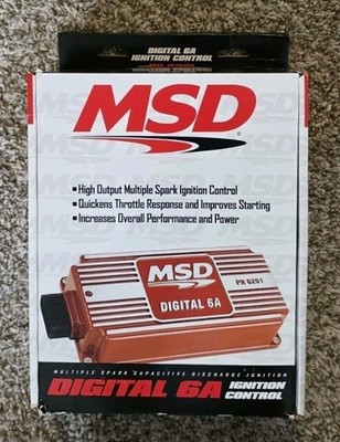 MSD 6201 Digital 6A Ignition Control - Red (BRAND NEW SEALED)