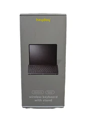 NEW Heyday Wireless Bluetooth Tablet Keyboard Stands for iPad Windows ChromeOS