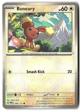 Buneary (Poke Ball Pattern) 083/131 Holo Common Prismatic Evolutions Pokemon NM